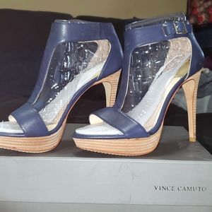 Vince Camuto 9M Jerimya Peacoat (Blue) Heels New